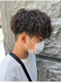 ツイストスパイラル/メンズ/学割/アップバング/センターパート