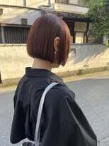 シエル バイ ケンジ 登戸 生田(CIEL by KENJE)&nbsp;顎上ミニボブ/オレンジブラウン/切りっぱなし