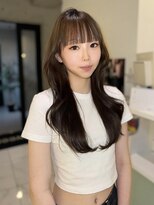 スウィープ 平尾(sweep) 韓国風☆レイヤーカット×ナチュラルくびれ巻き