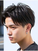 フェザーパーマベリーショート20代30代直毛悩み越谷 