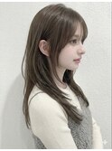 韓国風レイヤーカット×髪質改善縮毛矯正or酸性ストレート