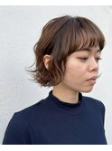 【favori　自由が丘】　ウェーブショートボブ
