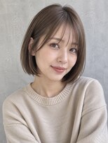 リア トーキョー(Lia TOKYO) 【工藤武士】大人可愛いナチュラルボブ×ショコラベージュ