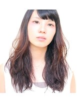 プラウド(proud) ルーズ ウェーブ パーマ ラフ グラデ 前髪 ウェット ゆる