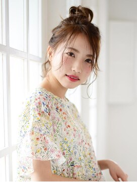 アース 高円寺店(HAIR & MAKE EARTH) ＜3分アレンジ＞ふんわり愛されメッシーバンスタイル