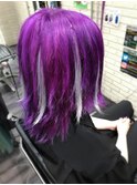 purple×snow V系スタイル