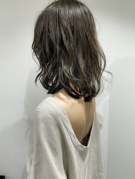 ネイヴィル オモテサンドウ(navile omotesando) ☆ブリーチなしオリーブグレージュ☆navile表参道