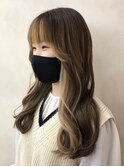 シールエクステで胸下ロングへ#10代20代インナーカラー