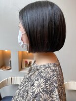 メイクス 表参道(MAKE'S omotesando)&nbsp;お客様ヘア/インナーカラー/黒髪/シルキーボブ/切りっぱなしボブ