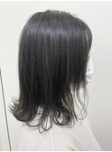外はねミディアムスタイル