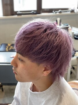 ハングアウト(Hangout) メンズカット/ダブルカラー/ツーブロック/ウルフカット