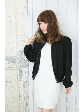 フェイス 赤羽店(face) ペールベージュセクションカラーグラデーションカラー外ハネボブ