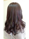 大人可愛いハイライト×ピンク