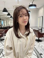 【知念】大人ガーリーな艶髪愛されモテストレート