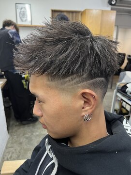 エルオム(EL.HOMME) 【TAKASHI】ラインフェードジェットモヒカン