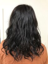 美容室 ステラ&nbsp;セミロングローレイヤーウェーブ