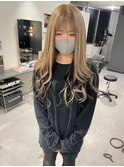 梅田インナーカラー梅田デザインカラー梅田ハイライトカラー