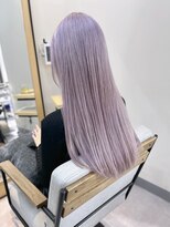 リノショアーズ 日本大通り店(RINOSHORES)&nbsp;大人美人ロングレイヤーホワイトペールバイオレット20代