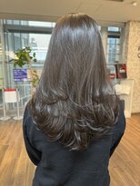 ザック ヴィ(ZACC  vie)&nbsp;レイヤーカット/セミロング/艶カラー/学割U24