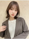 新宿/くびれヘア/アプリコットオレンジ/ハイライトカラー/レイヤ
