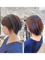 アンド ストーリーズ(&STORIES) 絶壁解消/大人可愛い/ひし形/小顔/30代40代◎ショートボブN