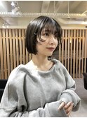 ◎ショートレイヤーボブウルフ縮毛矯正10代20代30代