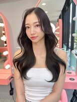 ボタン シブヤ(VOTAN SHIBUYA)&nbsp;韓国ヘア/顔まわりカット/くびれヘア/前髪なし/透け感カラー