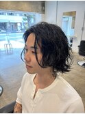 サーフパーマ<理容室><MEN'S/中野/バーバー>