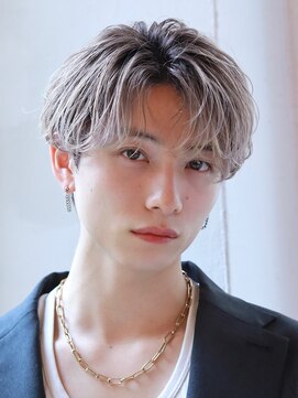 オーシャントーキョー サニー 原宿(OCEAN TOKYO Sunny) 韓国マッシュパーマニュアンスパーマセンターパートショート