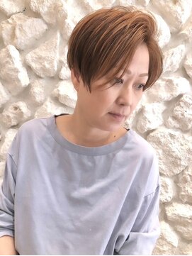 モアナ バイ ヘッドライト 新越谷店(Moana by HEADLIGHT) Moana【新越谷】#ハンサムショート#白髪ぼかしハイライト