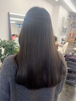 ポール(pole)&nbsp;札幌ロング　オリーブグレージュレイヤーカット