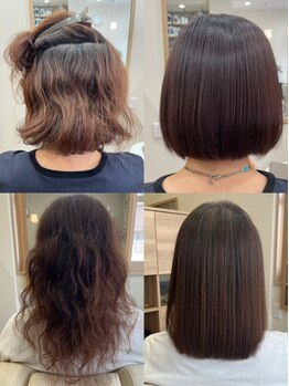 メロウヘアムーン(mellow hair moon)の写真/半個室で落ち着いた空間。大人の【悩める髪】に様々なメニューをご用意しております♪