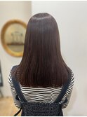 こっくりワインレッド艶カラー