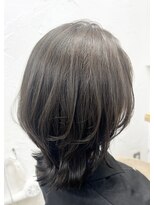 ミッシェル アフロート(michelle afloat)&nbsp;◇ふんわりしっかりくびれ丸みミディアムレイヤー◇20代30代40代