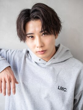 エイト メン 渋谷店(EIGHT MEN) メンズ/センターパート/ニュアンスパーマ/渋谷駅