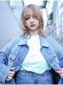 【GEEKS渋谷】ブリーチ/透明感/春夏カラー/アッシュ!ネオウルフ