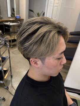 リット(lit.) スペインカール/スパイキーショート/ブルーブラック/守谷