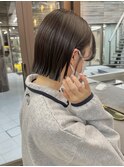 似合わせカット ボブヘア 縮毛矯正 ミニボブ 切りっぱなしボブ