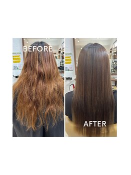 クセやうねりでお悩みの方へ！憧れストレートを叶える、髪質改善メニューを豊富にご用意◎潤いのある美髪へ