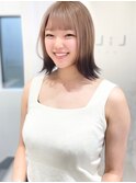 バイカラーの外ハネボブが可愛い！20代30代