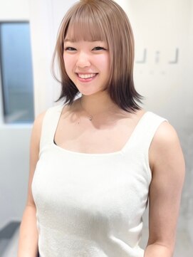 ノア 四条大宮店(noah) バイカラーの外ハネボブが可愛い！20代30代
