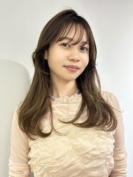 トレス(TRESS) レイヤー/フェイスレイヤー/顔まわりレイヤー/ベージュカラー