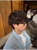 【山本智文】シャドウパーマメンズショート