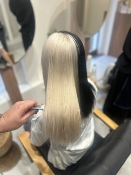 ホーミーキョウト(Homey Kyoto) ダメージレス◎ケアブリーチ×ホワイトベージュ