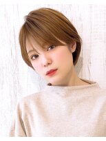 コピュラ コピュラカワゴエ(COPULA)&nbsp;デザインカラーレイヤーカットウェットヘア夏オリーブベージュ