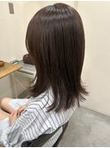 レイヤーミディにココアブラウン