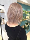 【堀惠】ミルクティーベージュレイヤーボブ20代30代40代吉祥寺