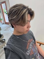 クオルヴィラ 立川北口(QOL villa)&nbsp;メンズバレイヤージュWカラーニュアンスセンターパート