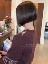 パル バイ ラベスト(Pal by lovest) 冬髪◎透明感グレージュ×前下がりボブ