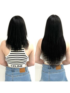 シールエクステ80～90本！